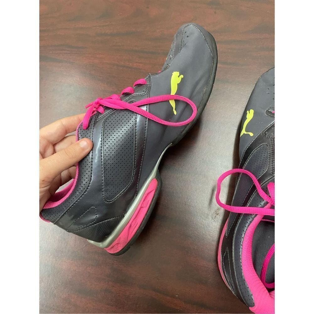 Puma Tazon Pink and Grey Women’s Sneakers Size 11 - Picture 4 of 7